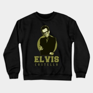 Elvis Costello Retro Crewneck Sweatshirt